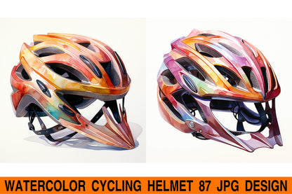 Cycling helmet jpg design bundle