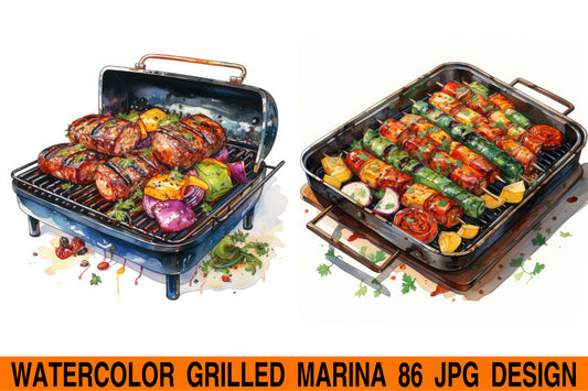 Grilled marina jpg design bundle