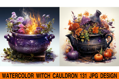 Witch cauldron jpg design bundle