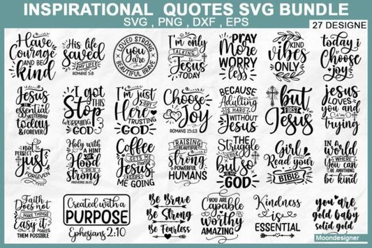 Inspirational Svg Design Bundle